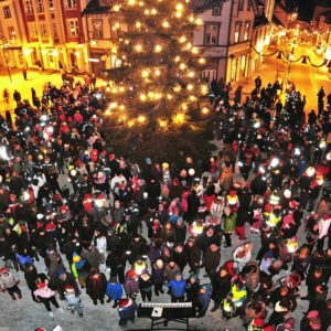 Julegrantenning i Harstad sentrum