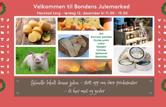 Bondens marked på torget 12.desember
